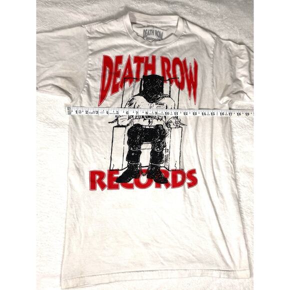 Death Row Records Graphic Tee White Shirt Size S - Picture 3 of 6